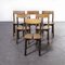 French Oak 66 Dining Chairs by Pierre Gautier-Delaye, 1950s, Set of 6 10