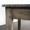 Longue Table Console d'Atelier Rectangulaire avec Plateau en Zinc, France, 1950s 8