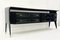 Mid-Century Black Chest of Drawers with Glass Top, Italy, 1960s 5