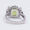 Bague Vintage en Or 18 Carat avec Olivine de 5,60 Carat et Diamants de 0.38 CTW, 1970s 4