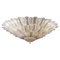 Monumental Gold Leaves Murano Glass Ceiling Light or Flush Mount, Image 1