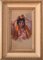 Retrato de una dama española, siglo XX, óleo sobre cartón, enmarcado, Imagen 1
