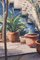 Josep Maria Vayreda Canadell, Studio di un cortile, XX secolo, Olio su tela, Incorniciato, Immagine 3