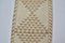 Turkish Anatolian Handmade White Runner Rug, Image 5