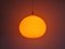 Italienische L51 Cipola Hängelampe in dunklem Orange von Alessandro Pianon für Vistosi 4