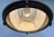Industrial Grey Pendant Lamp with Clear Glass Cover, 1970s 14