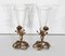 Art Nouveau Period Crystal Vases, 1900, Set of 2 1