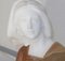 Marble and Alabaster Joan of Arc Bust by Giuseppe Bessi, 19th-century, Image 7