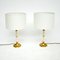 Brass & Tole Table Lamps, 1970s, Set of 2 2