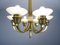 Art Deco Bronze Ceiling Lamp, Image 2