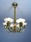 Art Deco Bronze Ceiling Lamp 6