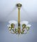 Art Deco Deckenlampe aus Bronze 1