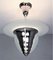 Lámpara de techo francesa Art Déco de Henry Petitot, Imagen 2