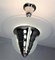 Lámpara de techo francesa Art Déco de Henry Petitot, Imagen 4