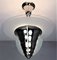 Lámpara de techo francesa Art Déco de Henry Petitot, Imagen 3