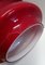 Vintage Ceiling Lamp with Red Segmented & Inside White Undertaking Glass Screen, 1970s, Image 8