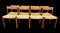 Dining Chairs Model 75 in Teak and Papercord by Niels Otto Moller, Set of 8 5