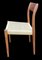 Dining Chairs Model 75 in Teak and Papercord by Niels Otto Moller, Set of 8 1