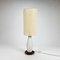 Lampadaire Mid-Century en Verre et Teck, Italie, 1950s 1