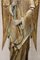 Large Antique Carved Wood Angel Sculpture, 1850s 9