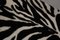 Ikea Pastill Bank mit Bezug aus künstlicher Zebrahaut, 2000er 8