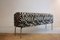 Ikea Pastill Bench with Cover in Artificial Zebra Skin, 2000s, Image 1