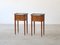 Tavolini in mogano con ripiano in marmo, set di 2, Immagine 1