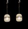Vintage Italian Glass Light Pendant Lamps, Set of 2 17