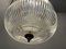 Vintage Italian Glass Light Pendant Lamps, Set of 2 5