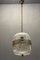 Vintage Italian Glass Light Pendant Lamps, Set of 2 1