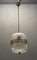 Vintage Italian Glass Light Pendant Lamps, Set of 2, Image 6