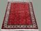 Quadratischer türkischer Kayseri Teppich aus handgeknüpfter Wolle 1
