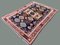 Large Turkish Kazak Rug in Red and Blue 1