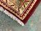 Handgemachter Afghanischer Ziegler Chobi Teppich aus Wolle in Rot & Beige 8