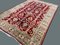 Handgemachter Afghanischer Ziegler Chobi Teppich aus Wolle in Rot & Beige 3