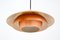 Copper Pendant Lamp, Denmark, 1970s 2