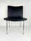 Schwarzer AP40 Airport Chair aus Leder von Hans J. Wegner 2