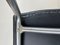 Schwarzer AP40 Airport Chair aus Leder von Hans J. Wegner 5