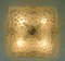 Square Ceiling Lamp in Bubble Glass from Hustadt Leuchten, 1970s, Image 5