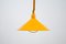 Yellow Pendant Lamp from E.S. Horn Aalestrup, Denmark, 1960s 4