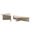 Postmodern Travertine Low Triangular Tables from Up&Up, 1970, Set of 2, Image 1