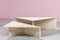 Postmodern Travertine Low Triangular Tables from Up&Up, 1970, Set of 2, Image 4