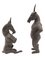 Bronze Unicorn Sculptures, Set of 2 1