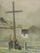 C. Koella, Cross Place Du Village, Acuarela sobre papel, 1897, Imagen 2