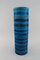 Large Rimini-Blue Glazed Ceramic Vase by Aldo Londi for Bitossi, Image 2