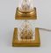 Tall Clear Crystal Glass & Brass Table Lamps, France, Set of 2 4