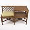 Vintage Bamboo & Rattan Telephone Table or Bench, 1970s 3