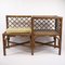 Vintage Bamboo & Rattan Telephone Table or Bench, 1970s, Image 4