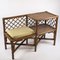 Vintage Bamboo & Rattan Telephone Table or Bench, 1970s 6