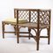 Vintage Bamboo & Rattan Telephone Table or Bench, 1970s 2